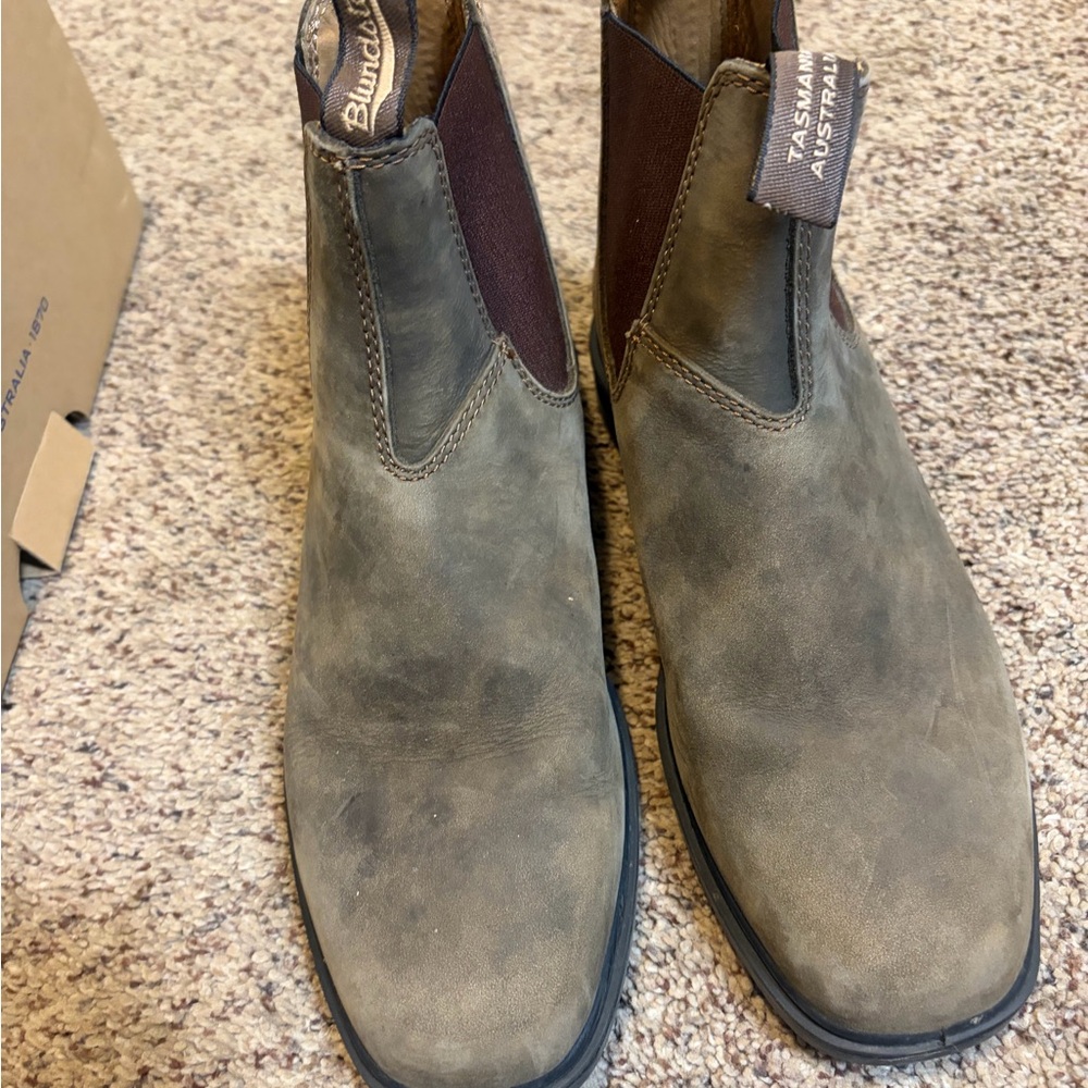 Blundstone 1306 Rustic Brown Square Toe Boots 7au… - image 6